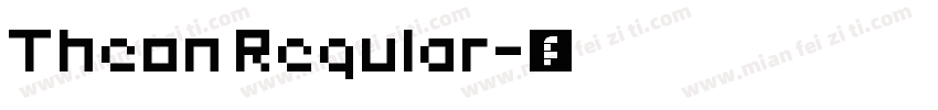 Theon Regular字体转换